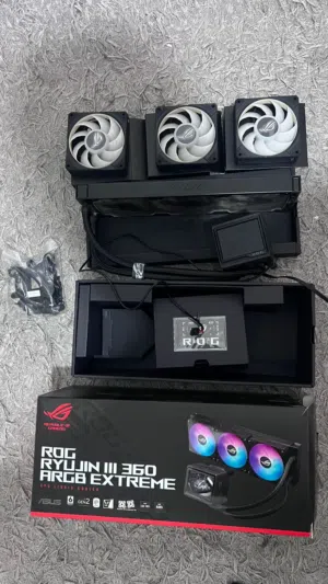 للبيع مبرد مائي ASUS ROG RYUJIN III 360 ARGB EXTREME - الأقوى والأحدث