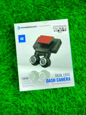 POWEROLOGY DUAL LENS DASH CAMERA
