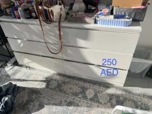 Cabinet Desk and shelf unit for sale