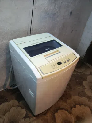 غساله سامسونج باب علوي توماتيك 10K  غسيل وتنشيف نظافه قابل  للتفاوض يوجد توصيل