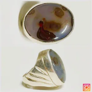 عقيق يماني ربااااني طبيعي مصور رجل جالس جلوس التشهد من نوادر العقيق اليماني المصور