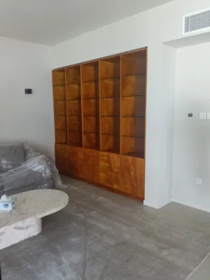 Book shelves ready to deliver Dubai Brand New Luxury Book Shelf with LED Lights & Glass Shelves