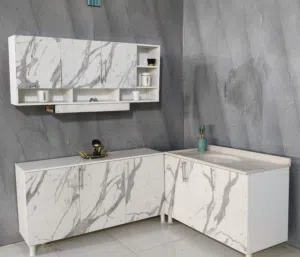 كاونتر خشب تركي mdf قياس متر ونص والسنك متر و 20