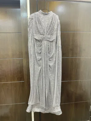 فستان سهرة لون سكني
