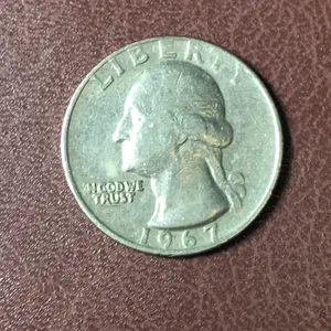 للبيع ربع دولار امريكي سنة 1967