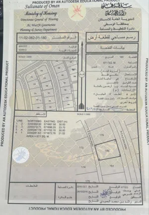 Residential Land for Sale in Al Wustaa Mahut