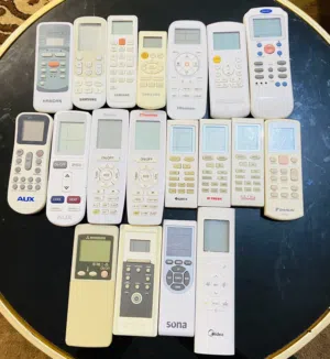 ريموت ريموتات متفرقة  اصلية مكيفات/تلفزيون (سوني  iphone Samsung gree haier sona gree midea  petra)