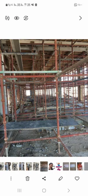 عبري نزوى صحار مسقط تأجير  ستاندات الجيكات جيقات سقالات معدات سكافولدنج scaffolding Rent jak 5 m