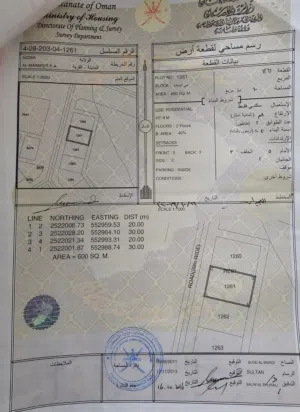 Residential Land for Sale in Al Dakhiliya Nizwa