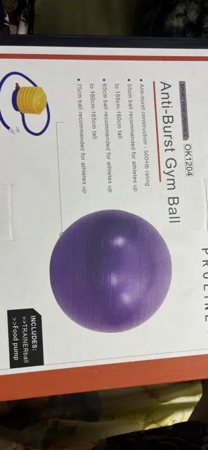 Anti brust Gym ball