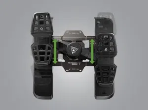 دواسات توجيه الدفه لمحاكي الطيران Turtle beach velocityone universal rudder pedals for window&xbox