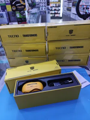 سماعات قيمنق 360درجه Tecno TRANSFORMERS عزل صوت نقي ومحييطي غنيه عن تعريف