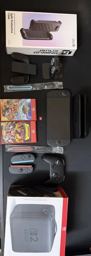 Nintendo switch 2 مع ملحقاته