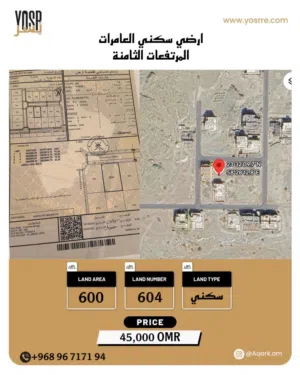 Residential Land for Sale in Muscat Amerat