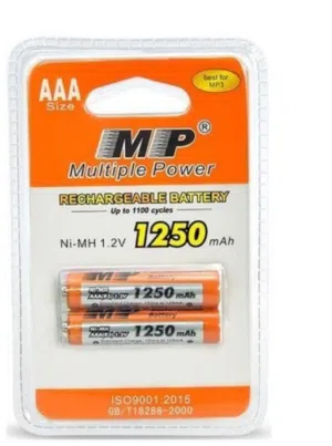 بطاريات قياس AAA قابلة لاعادة الشحن _ RECHARGEABLE BATTERIES.   اصلية  original