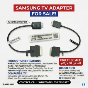 Original Samsung TV AV / Component Adapter Cable For Sale!