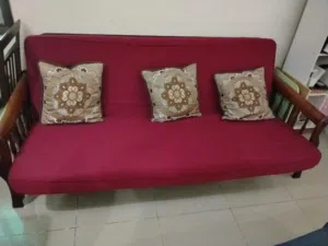 Sofa cumbed with 3 cushions