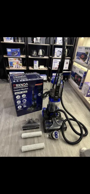 مكنسة بي ناشونال العالمية تنظيف السجاد والموكيت والكنب والسيراميك والارضيات رويال 3 بواحد