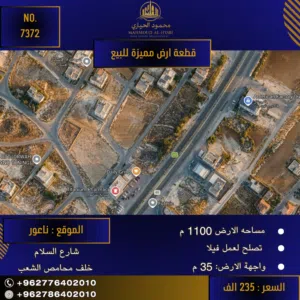 Residential Land for Sale in Amman Naour
