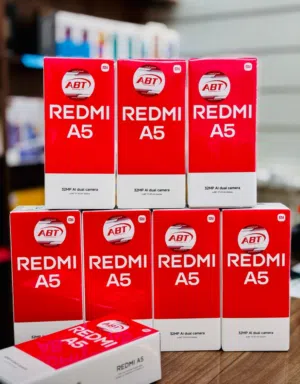 ريدمي A5 , متوفر بذاكرة 64GB رام 3 وذاكرة 128GB رام 4 جديد ضمان سنة