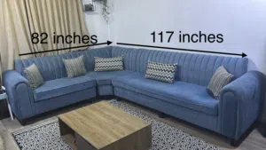 L shaped sofa