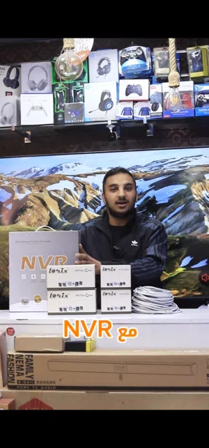 مجموعة كاميرات مراقبة lotix 4mp IP مع جهاز تسجيلNVR