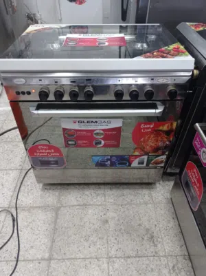 فرن جليم غاز  إيطالي الزقزوق مقاس 80 في 60 شغال اشعال ذاتي وشغال شوايه وشغال لمبه