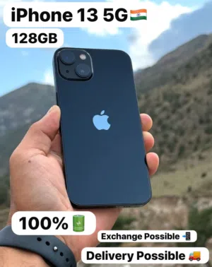 iPhone 13-128gb  black color clean 100% battery fantastic Amazing clean less use phone