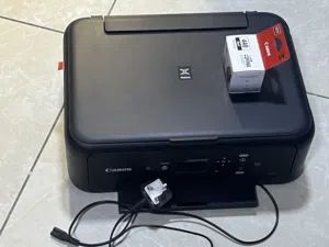 Printer with new black cartridge