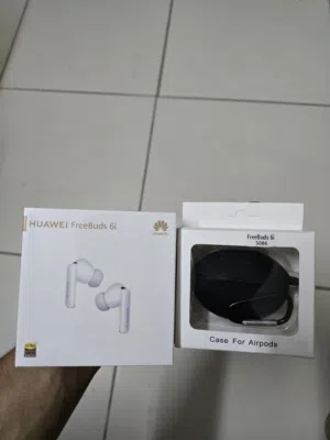 HUAWEI FreeBuds 6i + Silicon Case with keychain