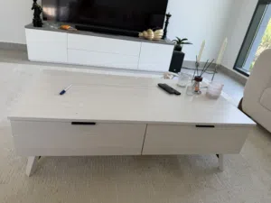 Modern Light Wood Coffee Table Excellent Condition کافی تیبل جدا جدید