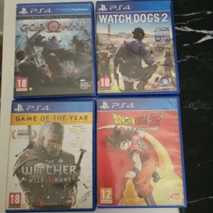 اربعة العاب ps4 للبيع مع بعض 250