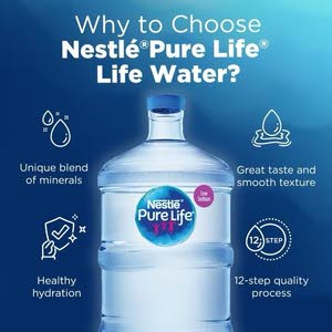  Nestle pure life water