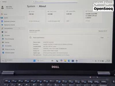 Dell Latitude E7450 Processor Core i5 5Th Generation 8GB Ram 256GB SSD Display 14-inch screen size 2