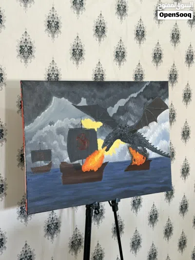 رسم لوحه التنين 4