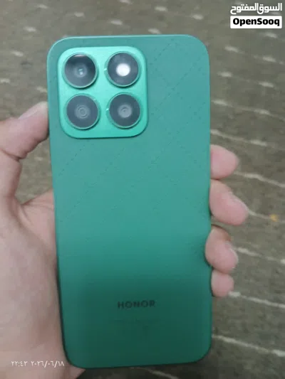 تلفون HONOR X8B بلون اخضر مميز 512 غيغا و16 غيغا رام التلفون بحالة الوكالة 4