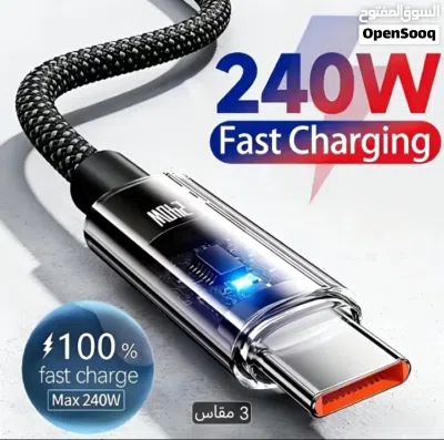 شحن سريع للهاتف جديد فيه إضاءة LED ب دينارين 3