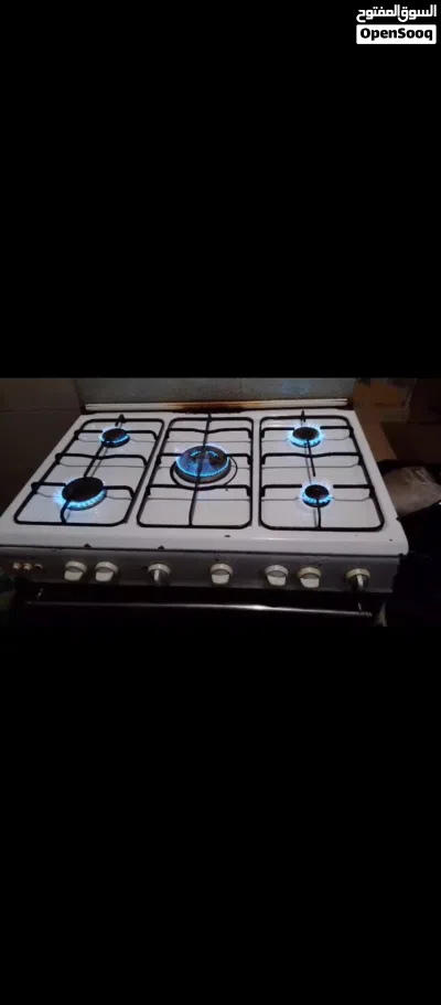 غاز مكون من خمس عيون وفرن 3