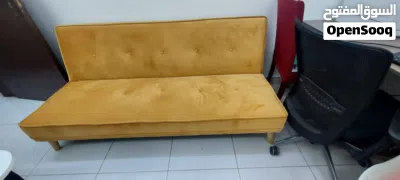 2-in-1 Velvet Sofa Bed / Futon (Folds Completely Flat) 3
