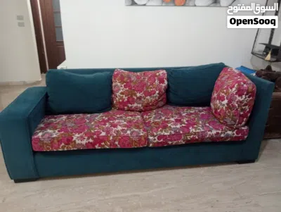 طقم كنابايات كورنر+طاولة تلفزيون مع رفوف 2