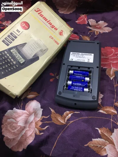 آلة حاسبة طابعة Flamingo CP-1900 (أصلية) بحالة ممتازة للبيع السريع 3