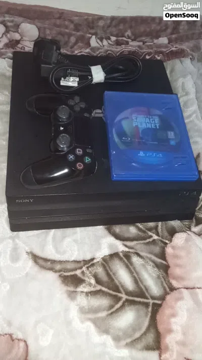 بلاي ستيشن 4 برو للبيع مستعمل استعمال خفيف play station 4 pro for sale second hand used lightly 4