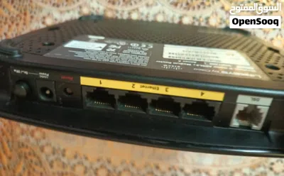 مودم راوتر سيسكو لينكسيس Linksys Cisco موديل WAG120N Annex A للإنترنت عبر الهاتف الثابت adsl 4