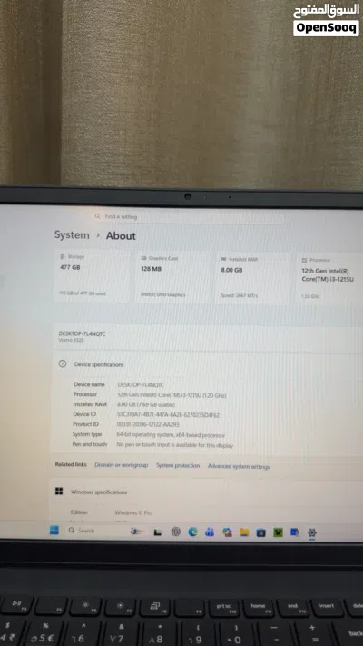 لابتوب Dell استعمال اسبوعين فقط " جديد " 2