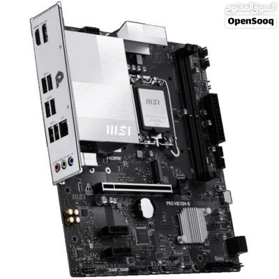 مذربورد ام اس اي برو لمعالجات انتل الجيل 15 - كور الترا - MSI PRO H810M-B/DDR5 LGA 1851 MOTHERBOARD 2