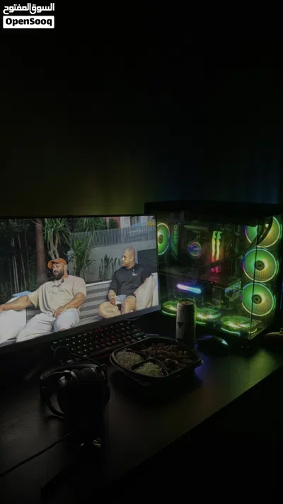 Gaming pc ryzen 7700x & rx6750xt with 10 RGB fans. 2