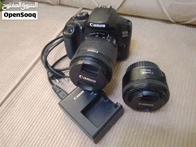canon 1300d with two lenses 2