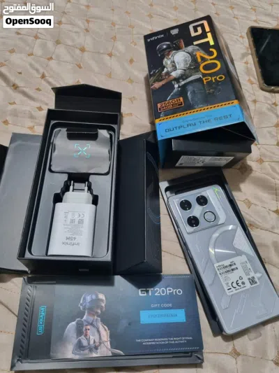 مستعمل اخو الجديد GT 20 pro 5G رام 24 جيجا 256 مكفول بالشركة أغراضة والكرتونه الأصلية متوفر توصيل 2