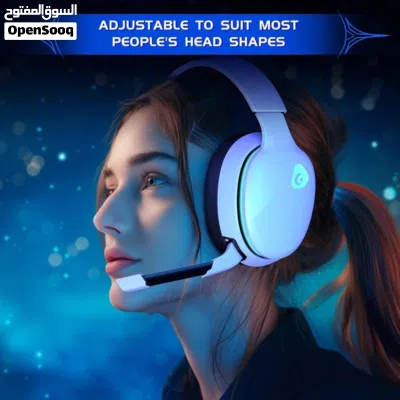 سماعة الألعاب Gtheos Captain 300 اللاسلكية اتصال ثلاثي الأوضاع: Bluetooth 5.3 + 2.4GHz + سلكي 3