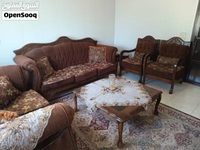 طقم كنب مع طربيزات 4